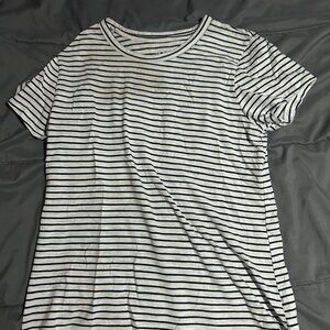 Two Striped Black and White Tee's